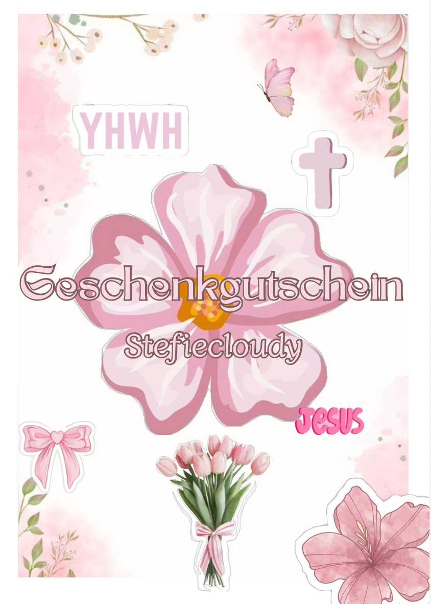 Geschenkgutschein Stefiecloudy
