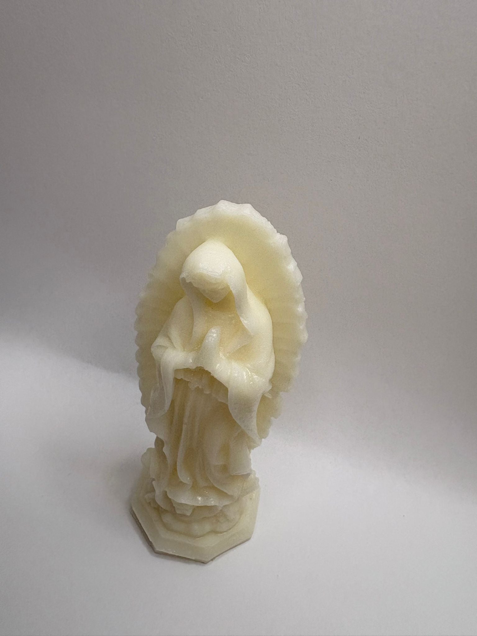 Mama Mary Kerze & Rosen Kreuz Kerze