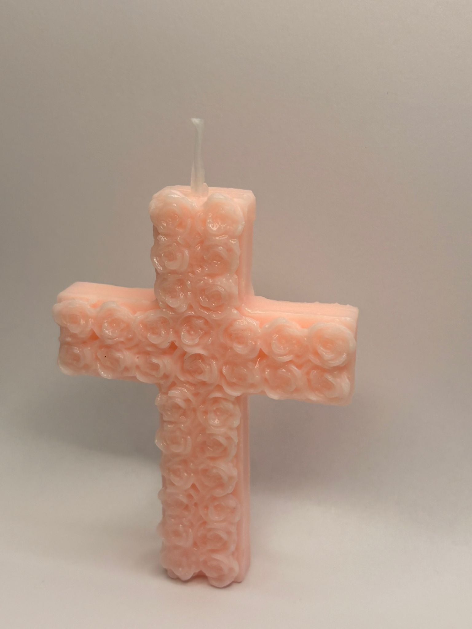 Mama Mary Kerze & Rosen Kreuz Kerze
